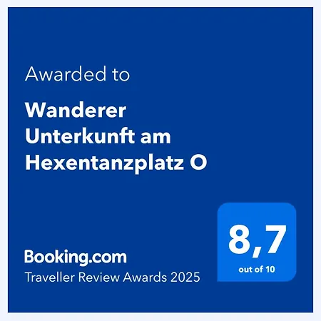 Apartment Wanderunterkunft Am Hexentanzplatz O *